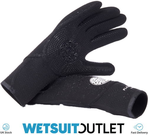 2024 Rip Curl Flashbomb 3 2mm 5 Finger Neoprene Gloves WGL1CF Black   2023 Rip Curl Flashbomb 32mm 5 Finger Glove WGL1CF Black Main 